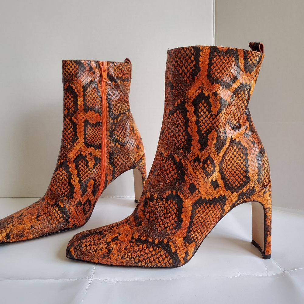 MIISTA Marcelle Snakeskin Boots 39 - Picture 7 of 15